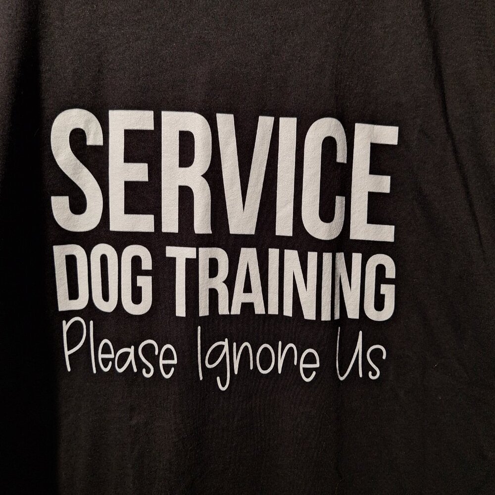 NWOT Service Dog Training T-Shirt XL - Picture 2 of 4